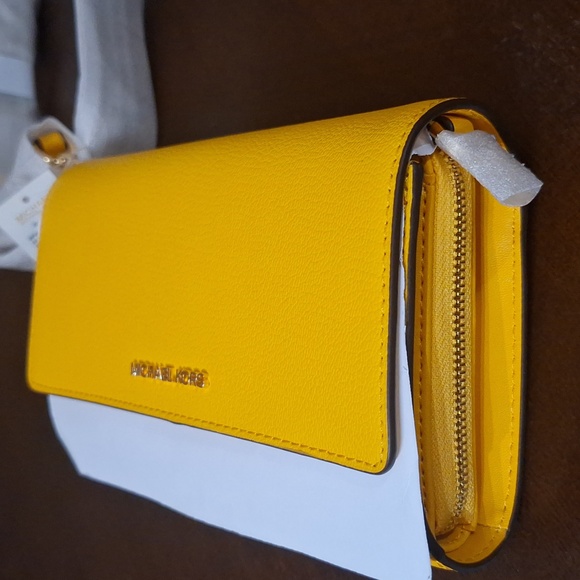 HP Michael Kors Jasmine yellow crossbody bag - Picture 9 of 10